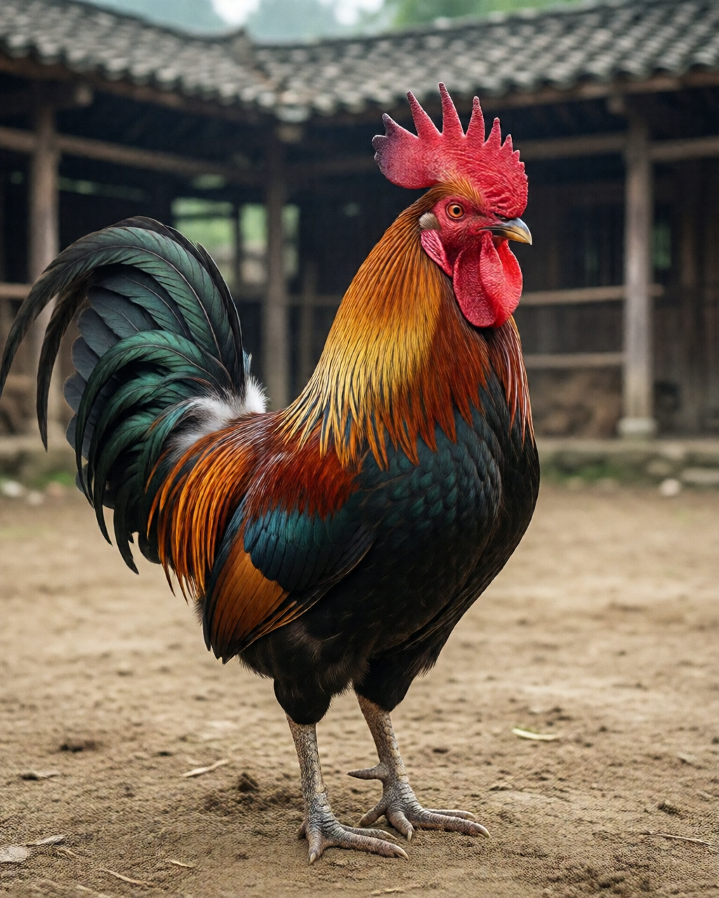 Gamefowl scene — Người Hâm Mộ Đá Gà
