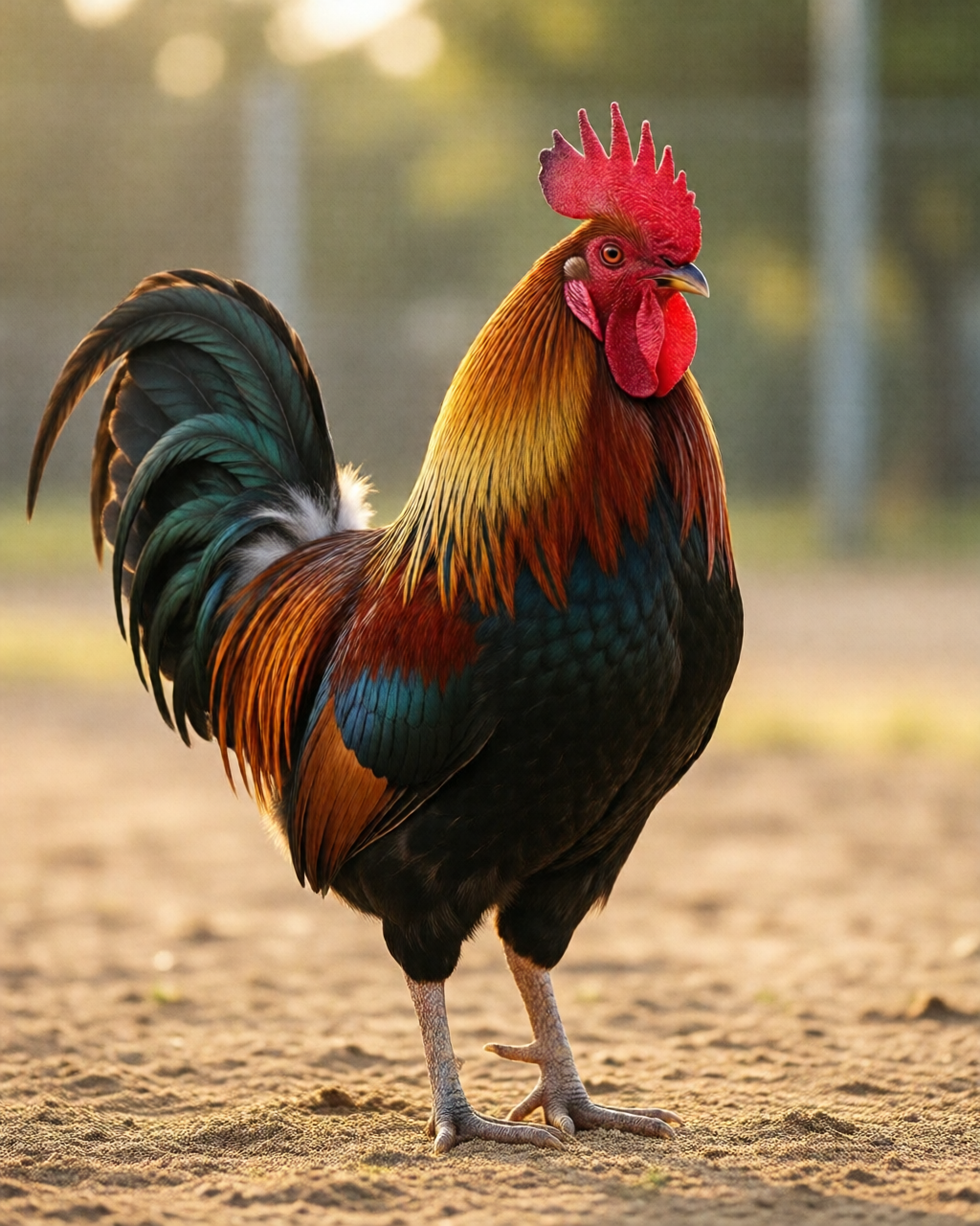 Gamefowl scene — Đá Gà Truyền Thống