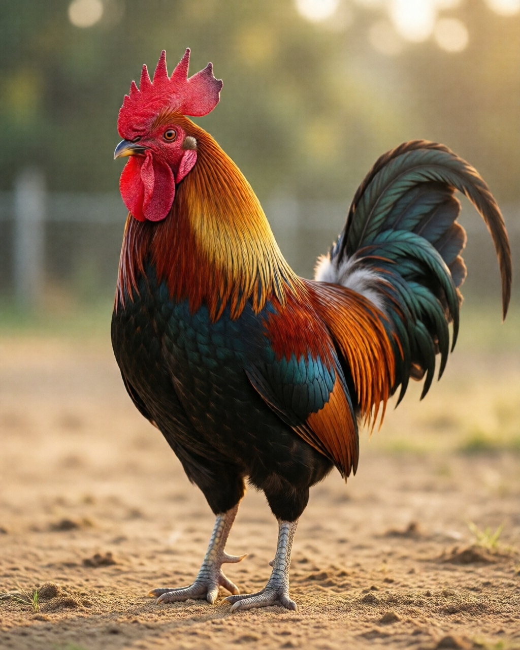 Gamefowl scene — Trường Đá Gà