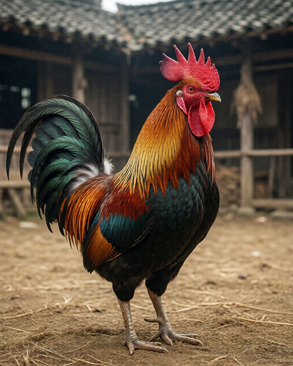 Gamefowl scene — Tin Đá Gà