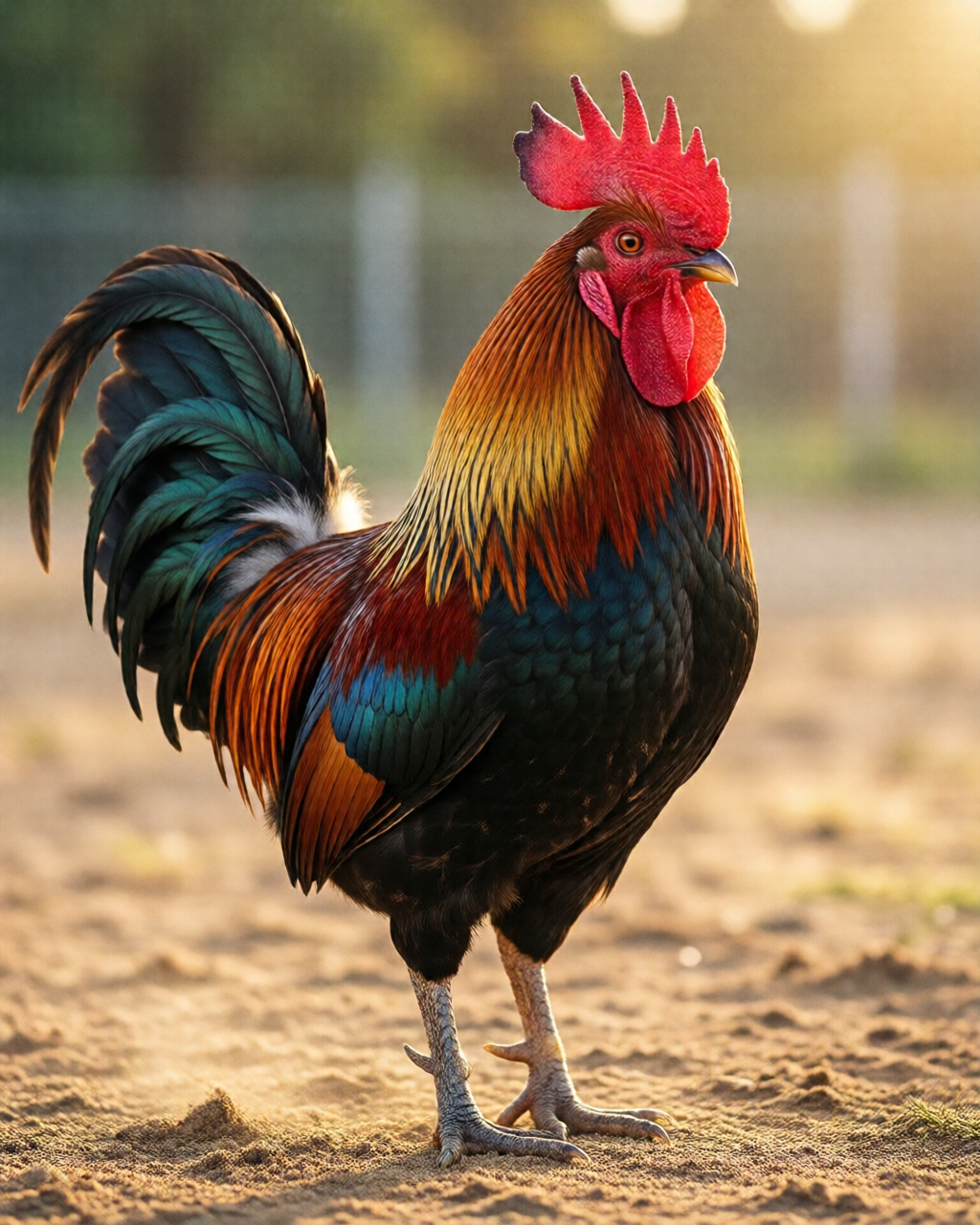 Gamefowl scene — Giống Gà Chọi