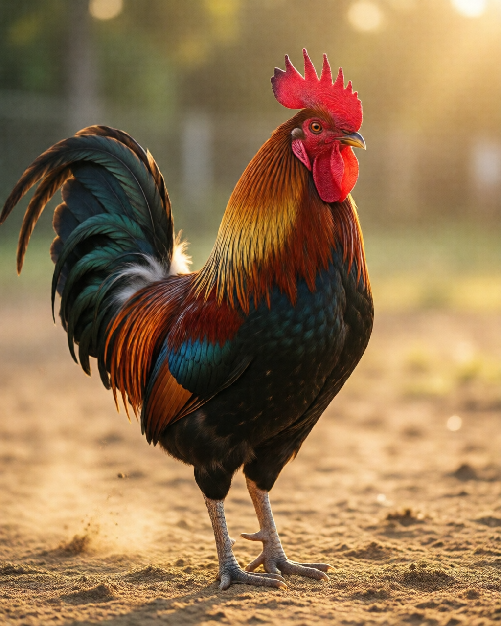 Gamefowl scene — Tin Đá Gà