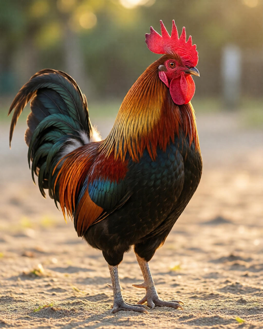 Gamefowl scene — Trường Đá Gà