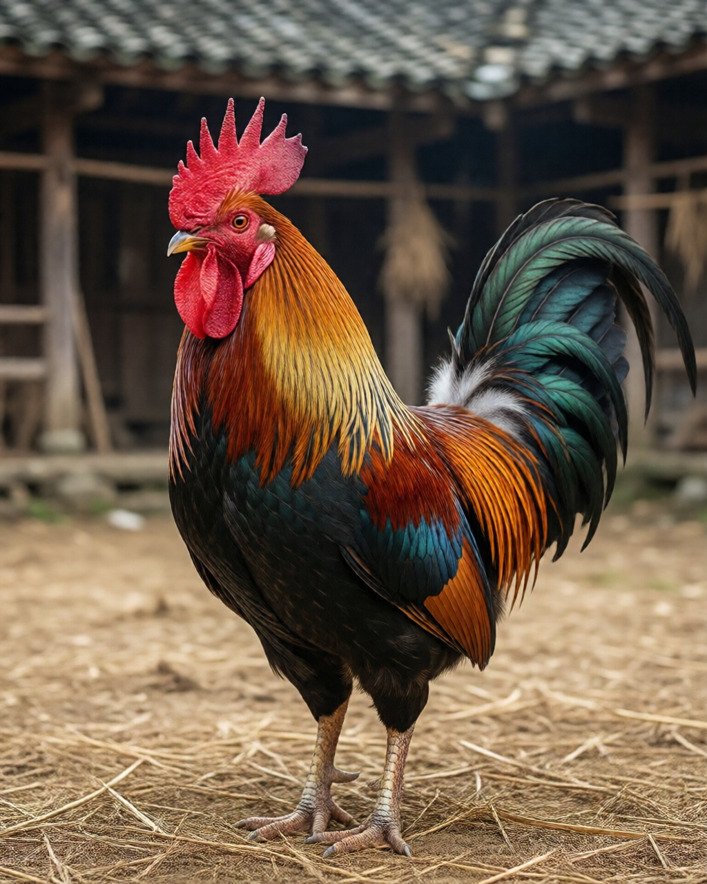 Gamefowl scene — Giống Gà Chọi