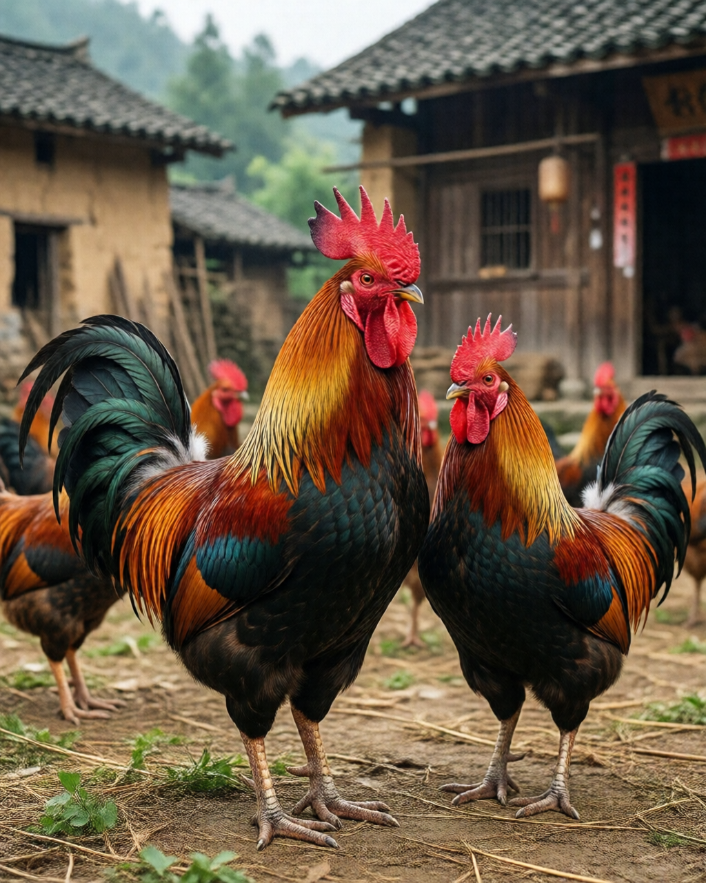 Gamefowl scene — Người Hâm Mộ Đá Gà