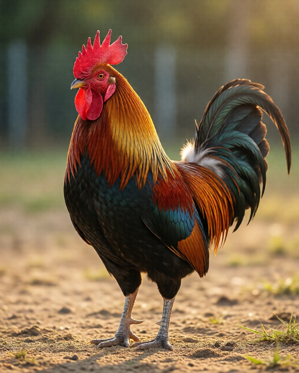 Gamefowl scene — Tin Đá Gà