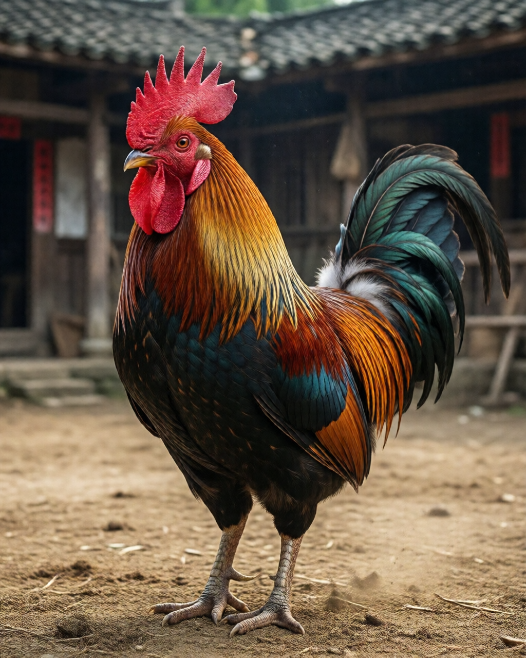 Gamefowl scene — Tin Đá Gà