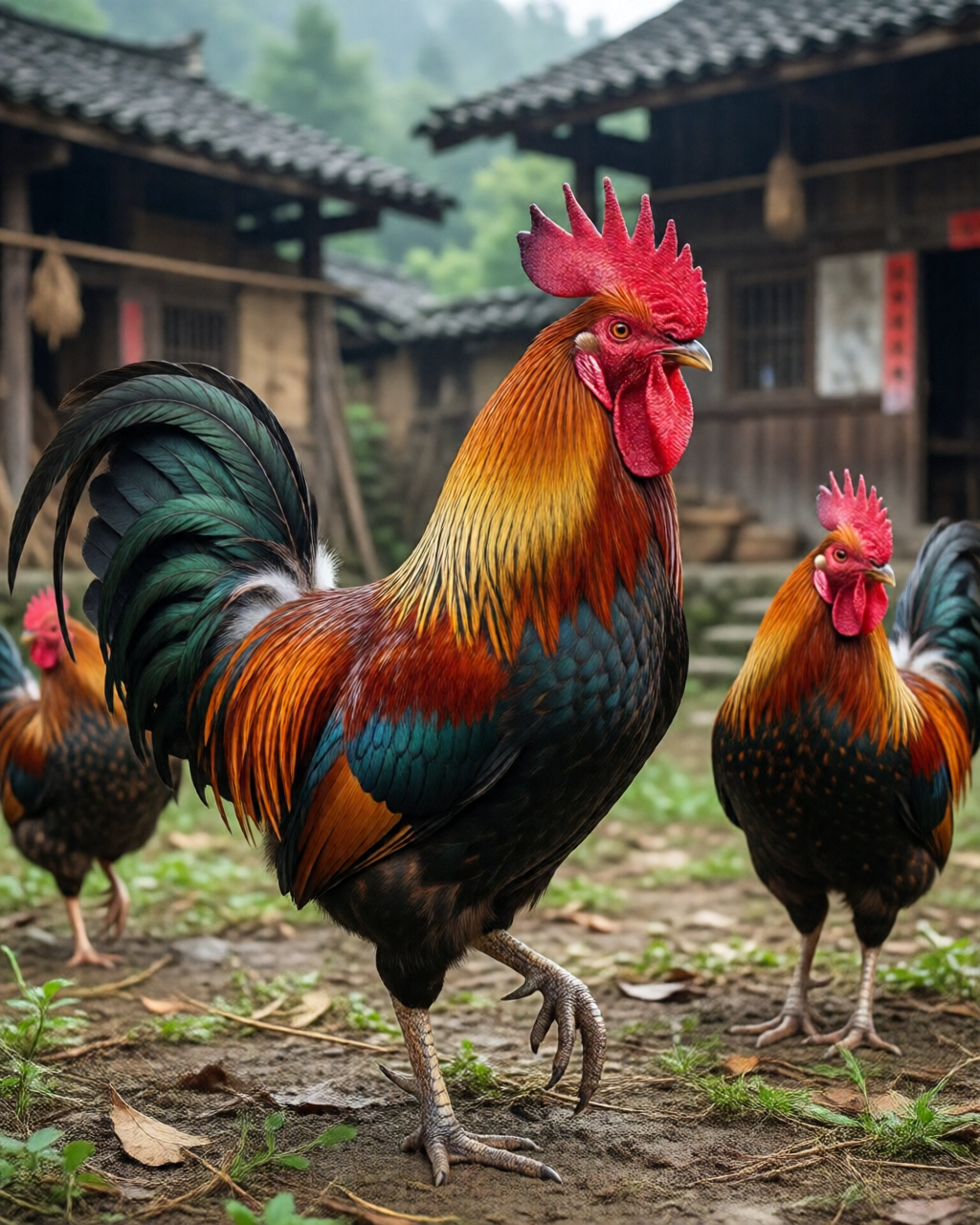 Gamefowl scene — Hướng Dẫn Đá Gà