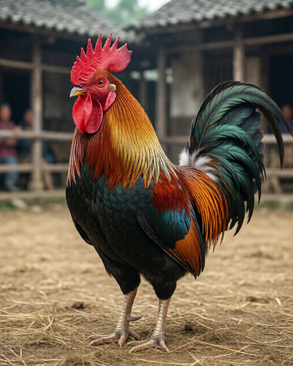 Gamefowl scene — Trường Đá Gà