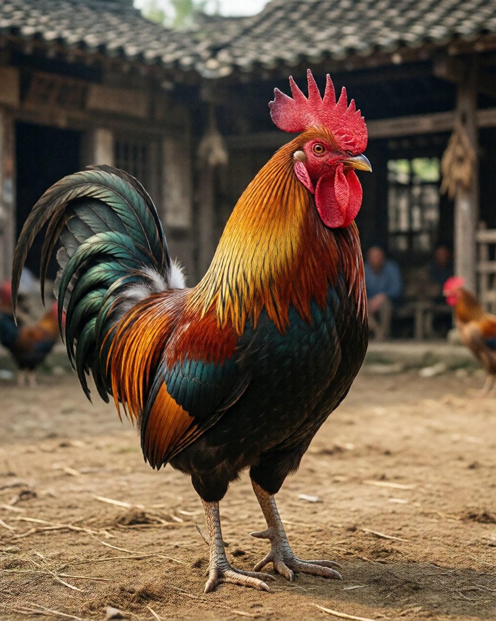 Gamefowl scene — Người Hâm Mộ Đá Gà