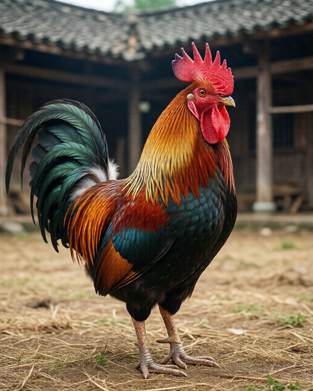 Gamefowl scene — Tin Đá Gà