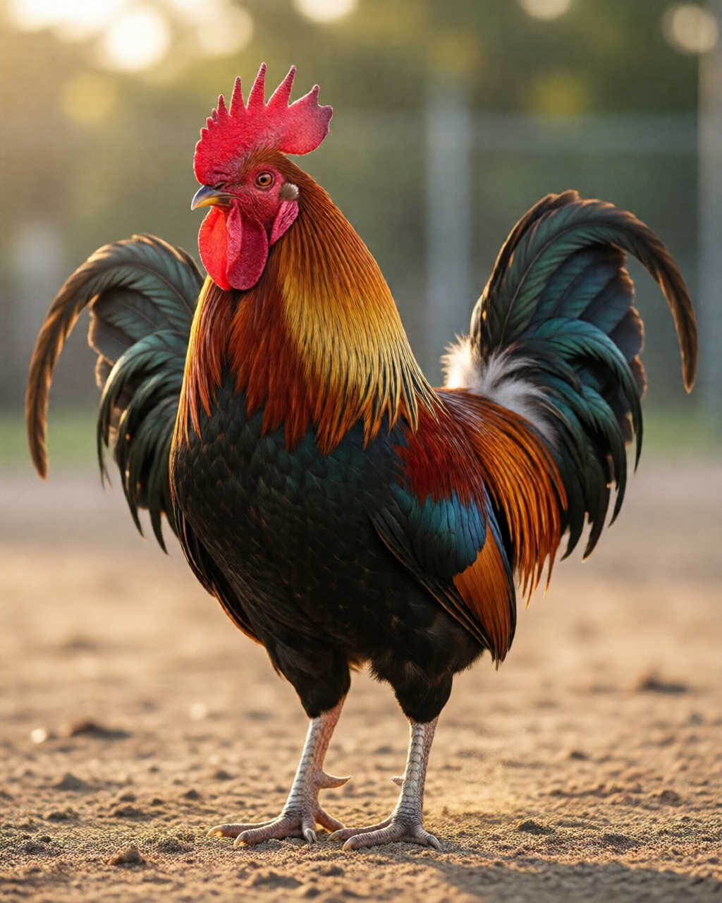 Gamefowl scene — Giống Gà Chọi
