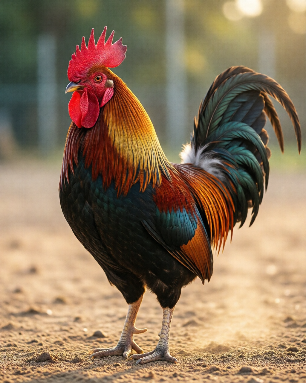 Gamefowl scene — Tin Đá Gà