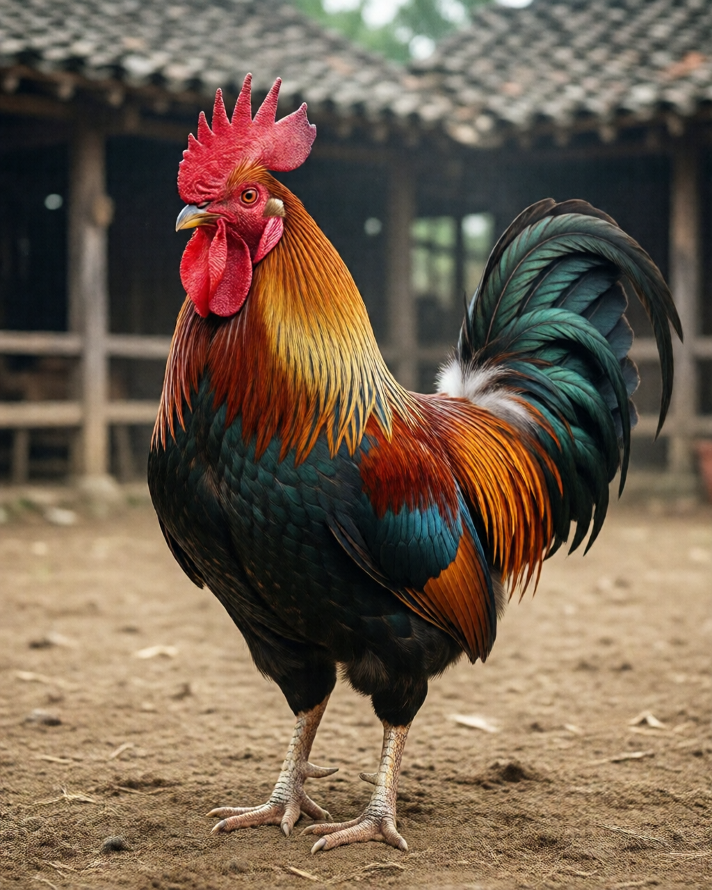 Gamefowl scene — Trường Đá Gà