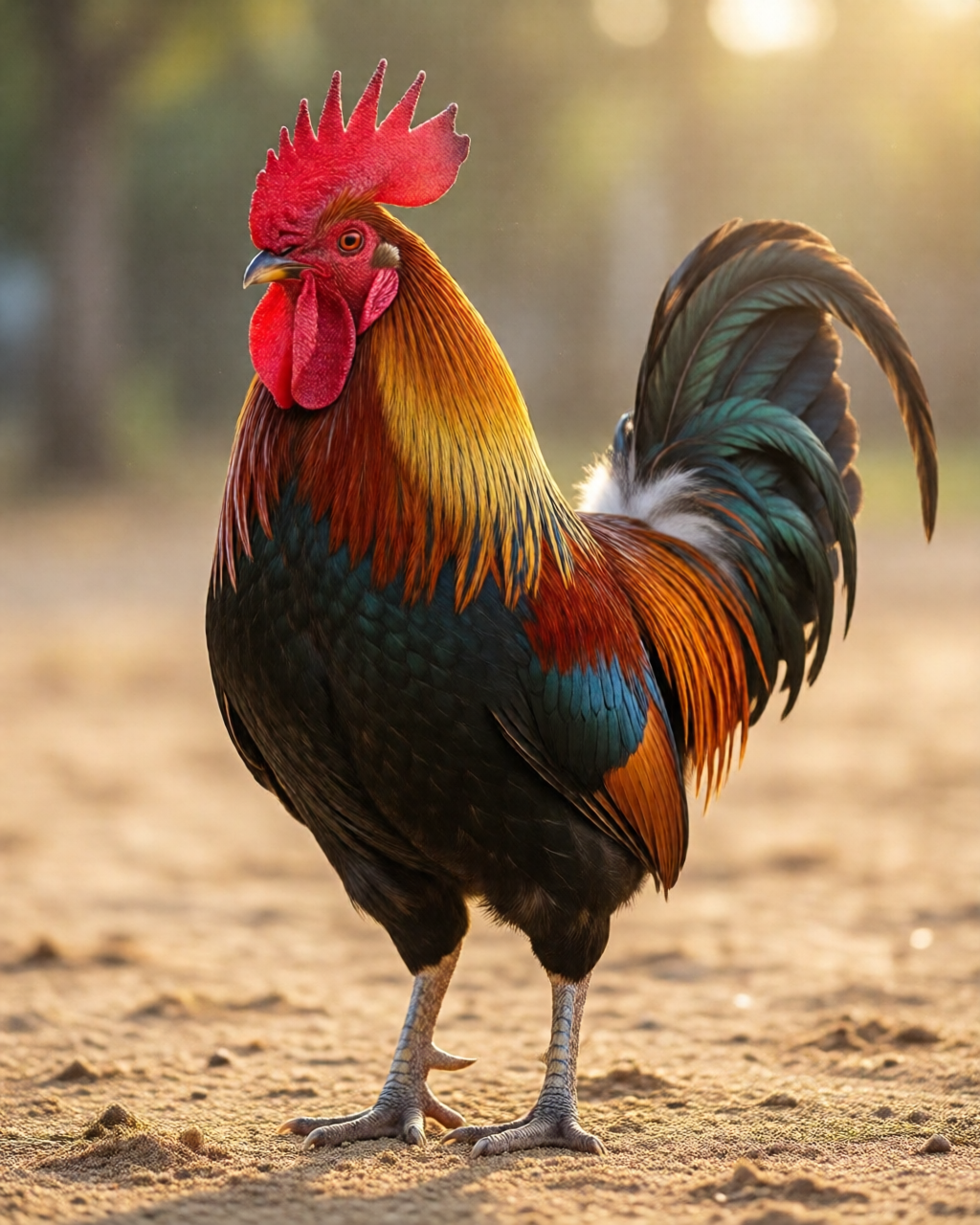 Gamefowl scene — Giống Gà Chọi