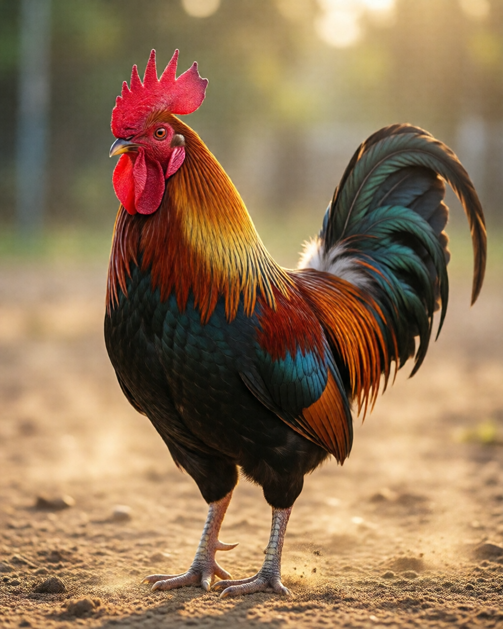 Gamefowl scene — Tin Đá Gà