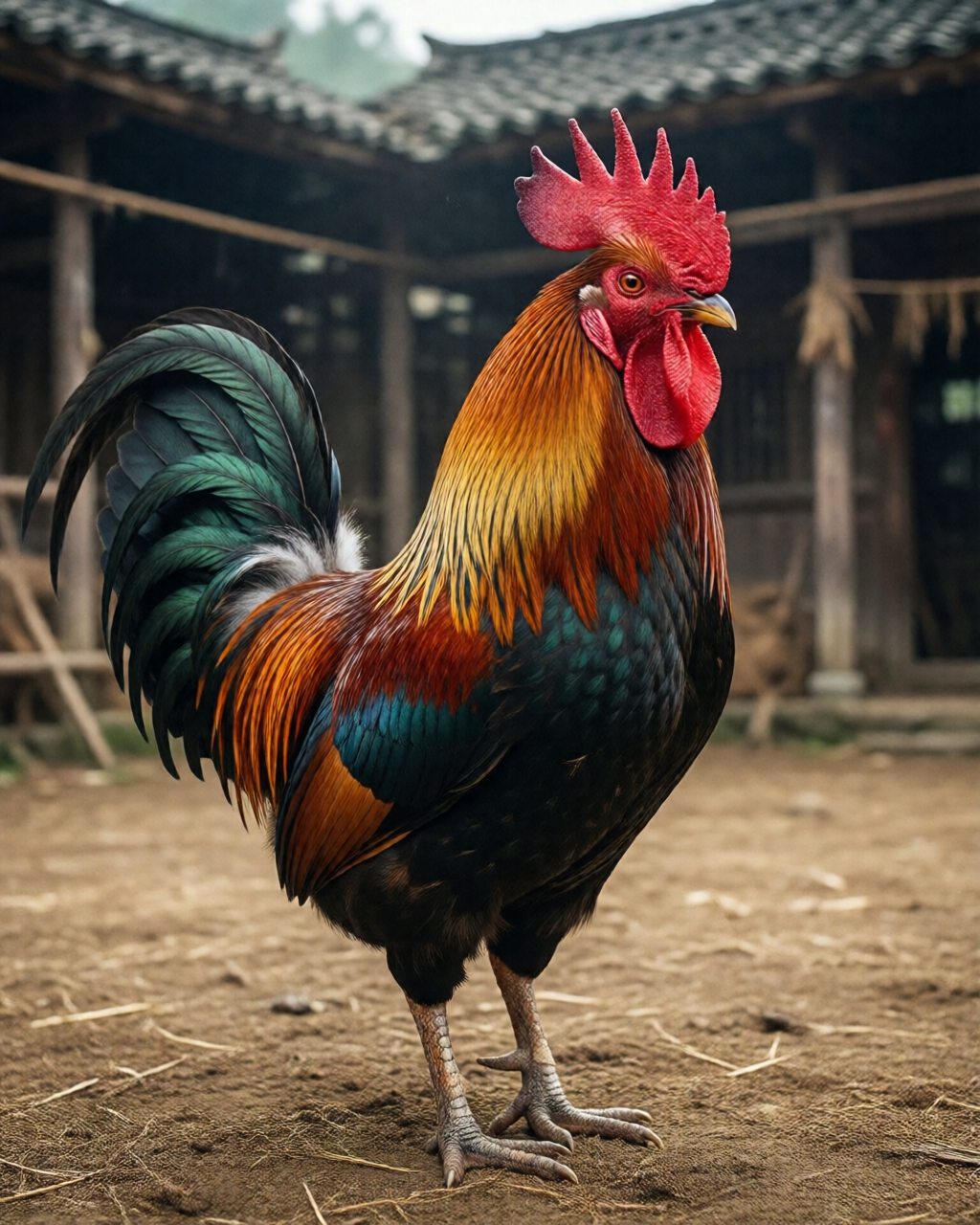 Gamefowl scene — Trường Đá Gà