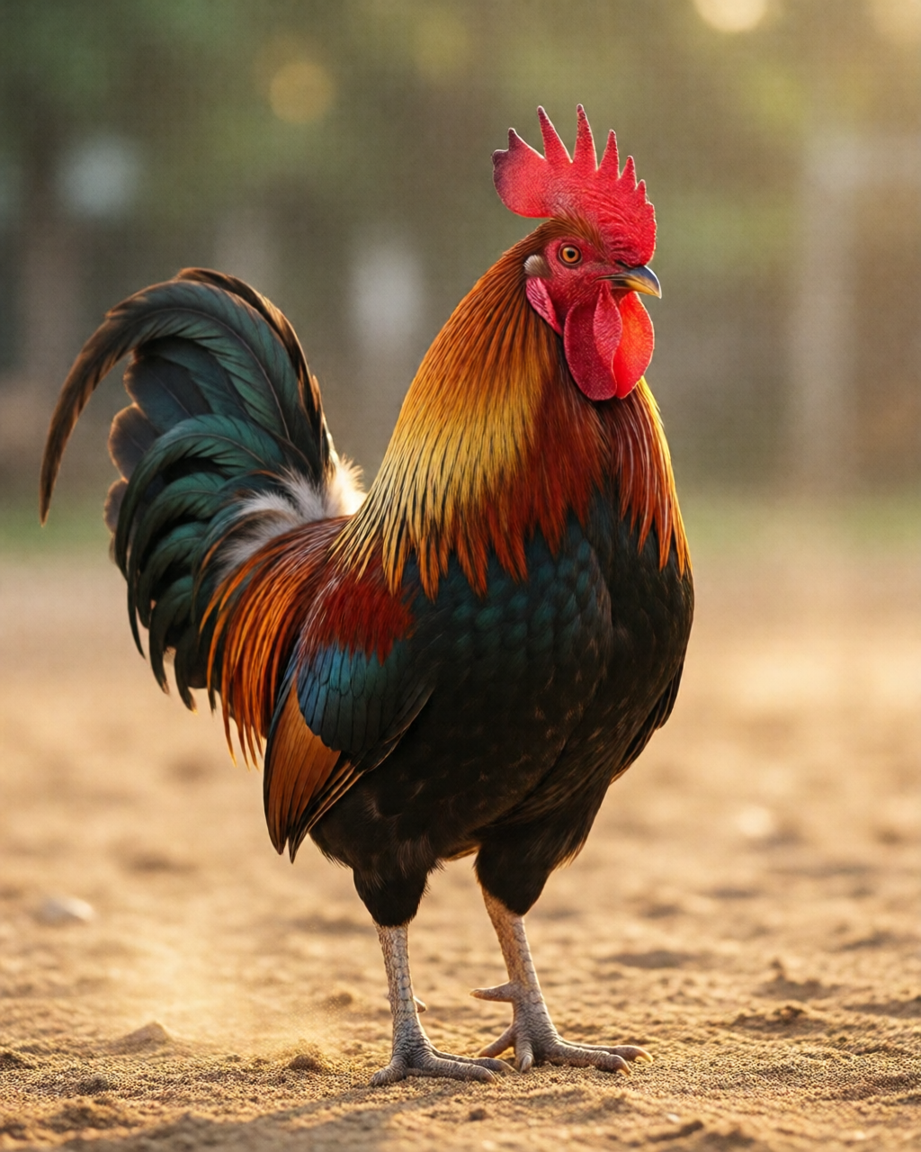 Gamefowl scene — Trường Đá Gà