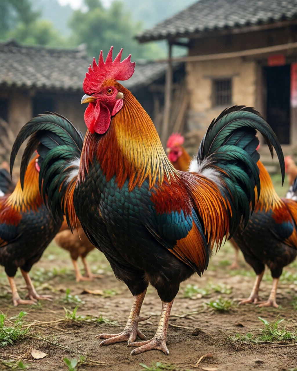 Gamefowl scene — Người Hâm Mộ Đá Gà
