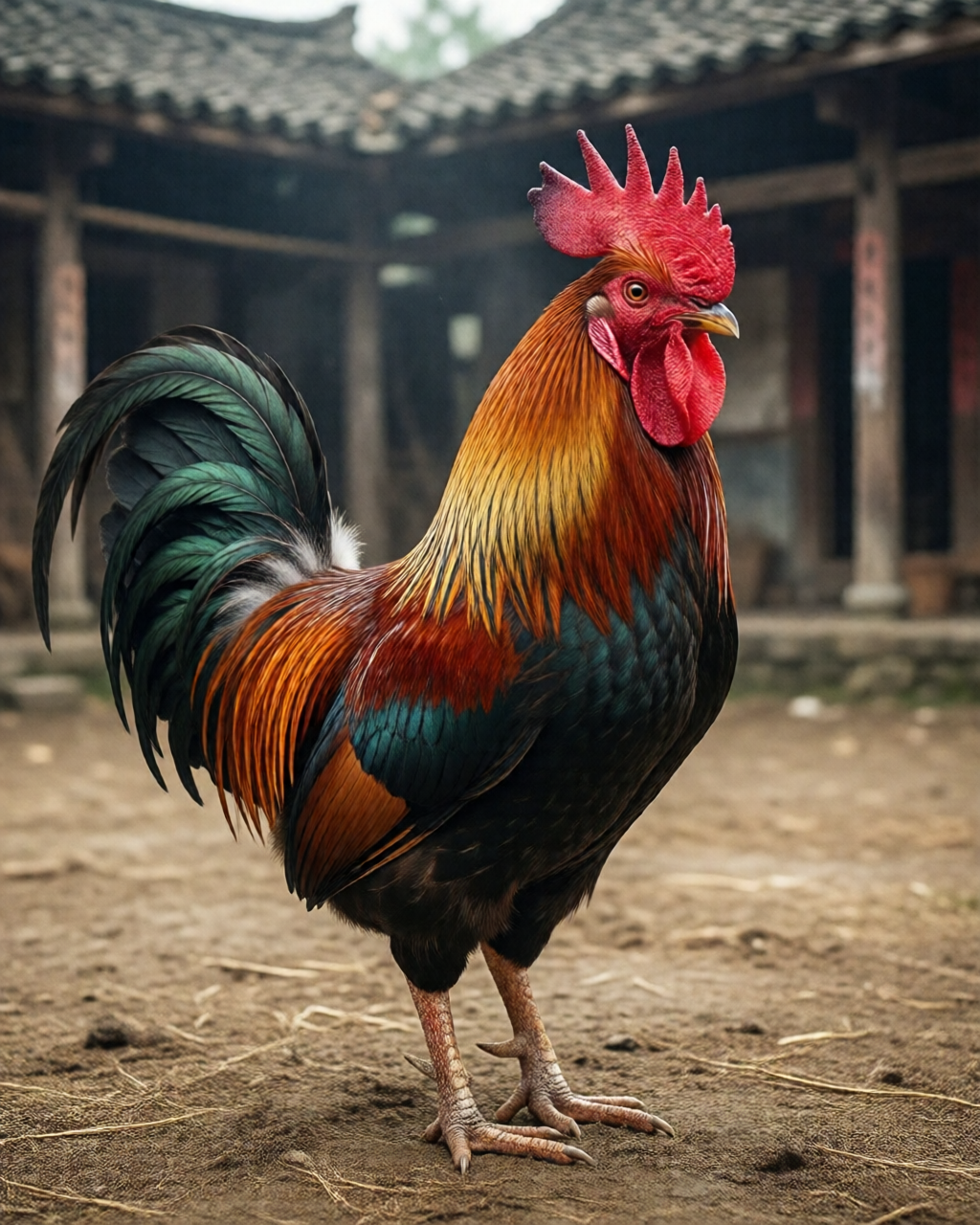 Gamefowl scene — Giống Gà Chọi