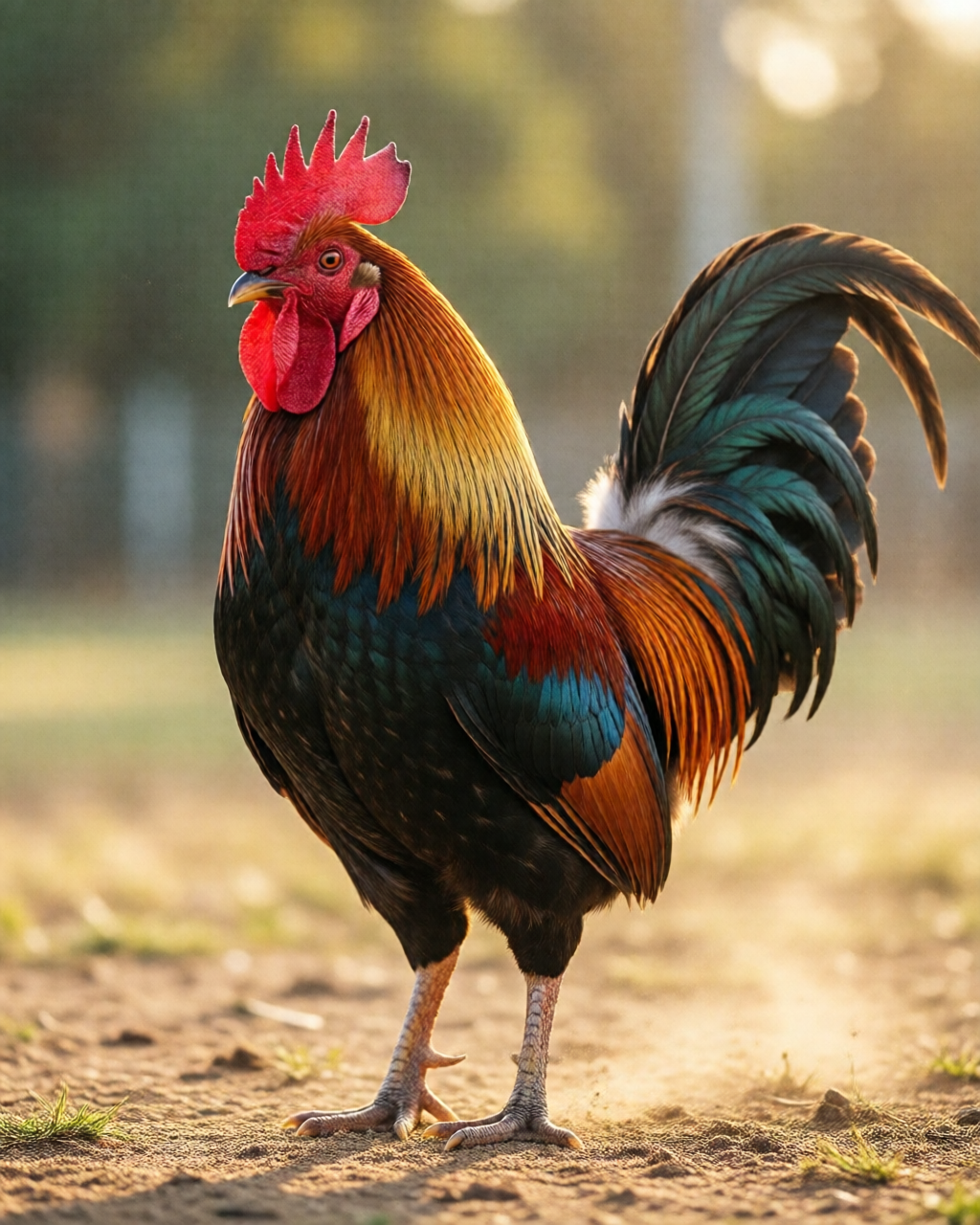 Gamefowl scene — Giống Gà Chọi
