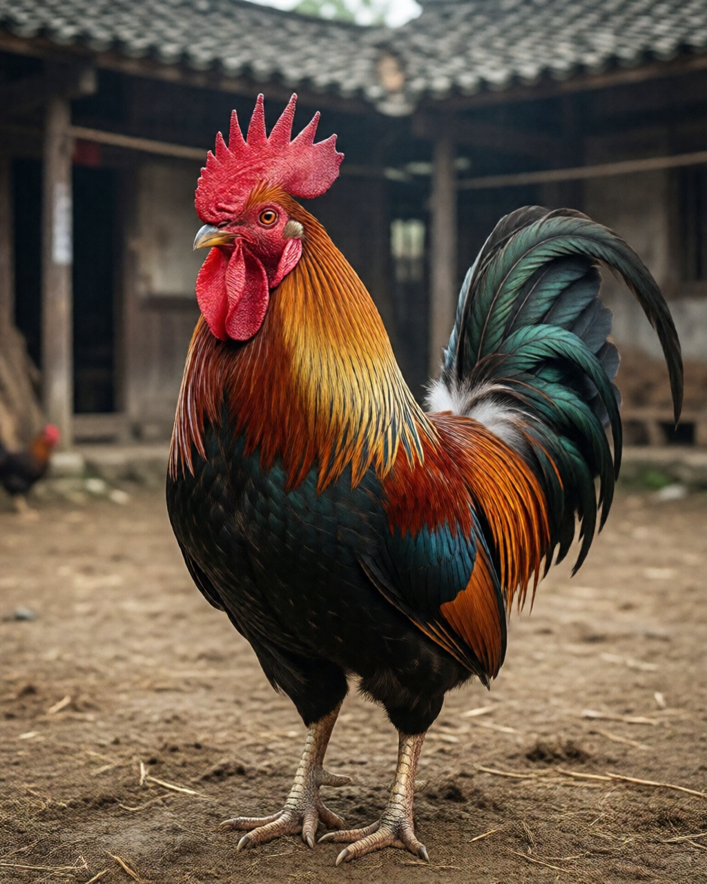 Gamefowl scene — Luyện Gà Chọi