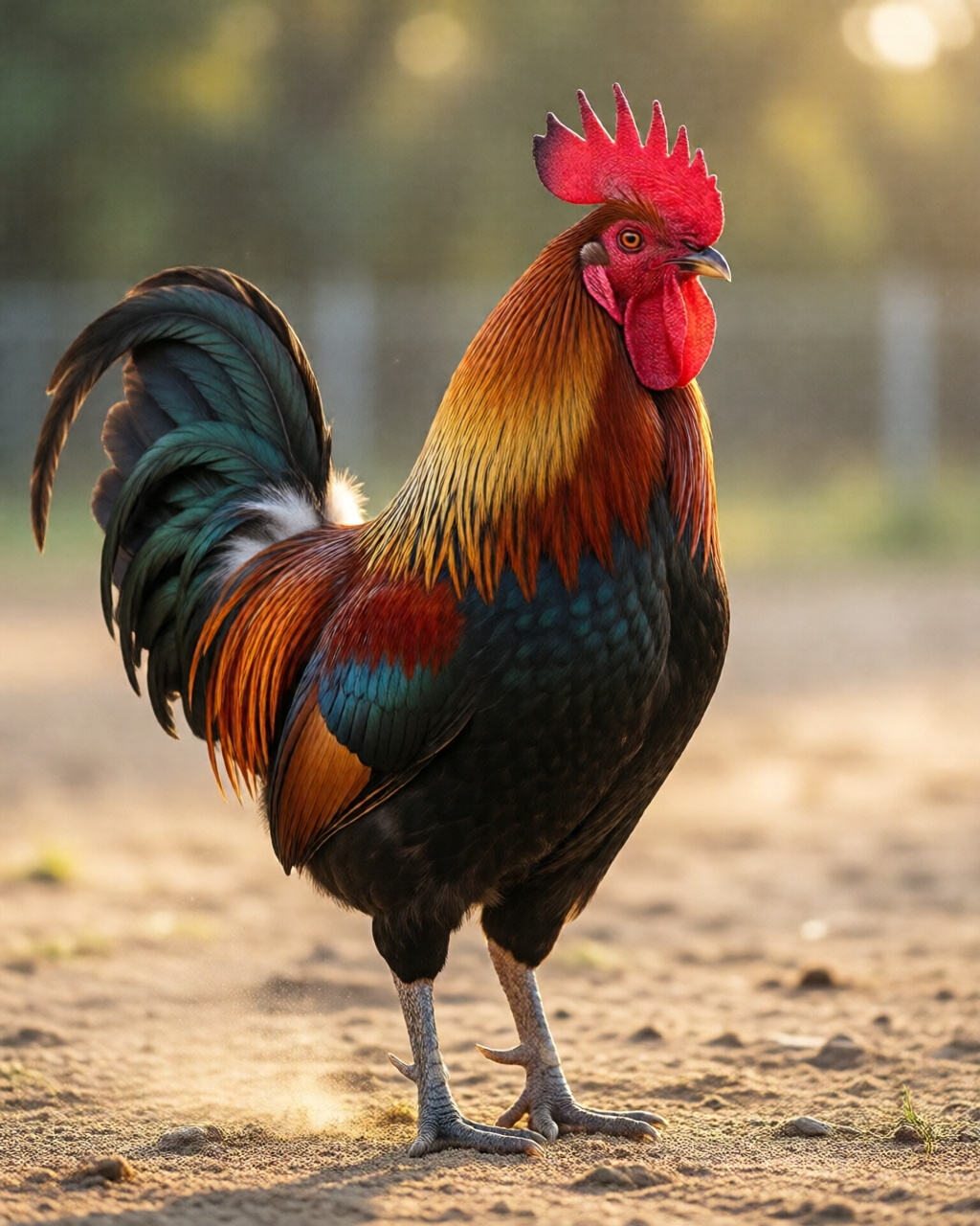 Gamefowl scene — Đá Gà Truyền Thống