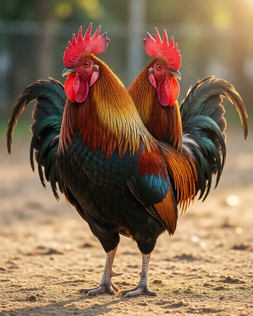 Gamefowl scene — Trường Đá Gà
