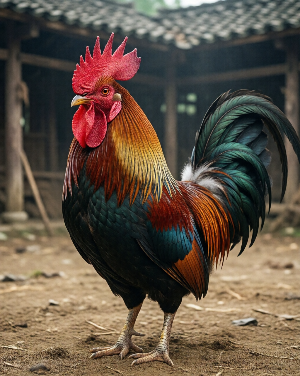 Gamefowl scene — Giống Gà Chọi