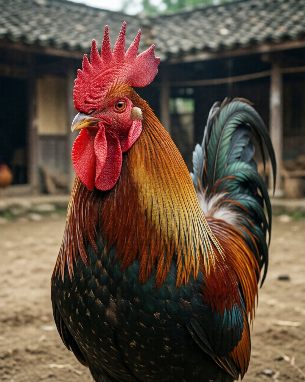 Gamefowl scene — Tin Đá Gà