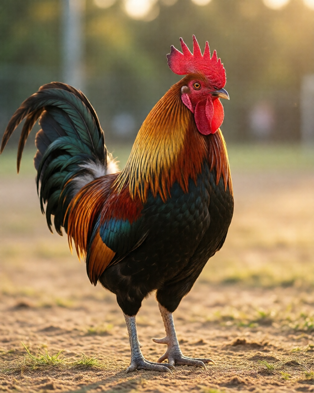 Gamefowl scene — Trường Đá Gà