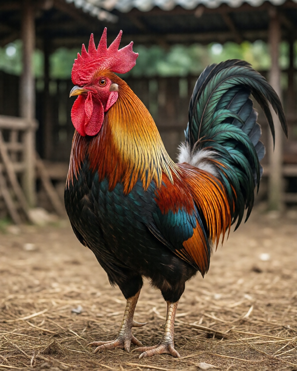 Gamefowl scene — Giống Gà Chọi