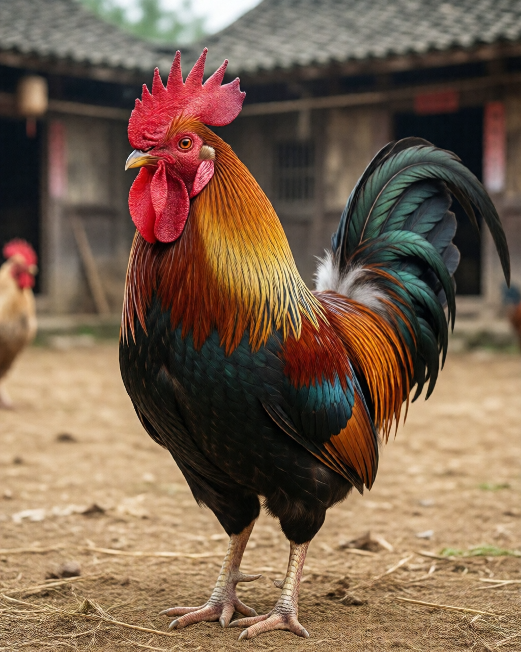 Gamefowl scene — Tin Đá Gà