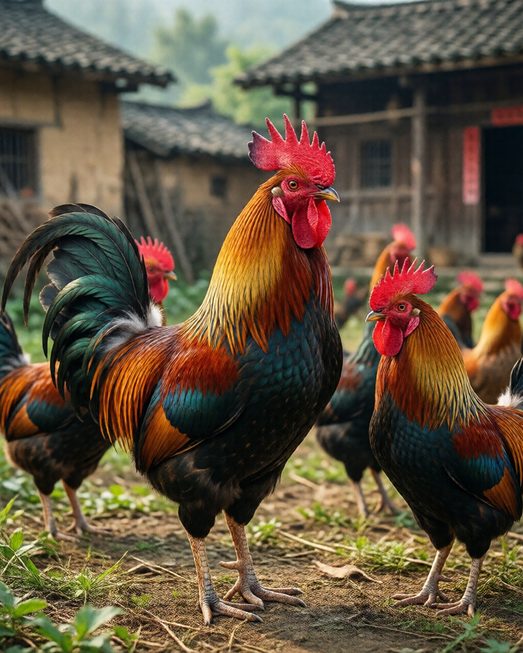 Gamefowl scene — Người Hâm Mộ Đá Gà