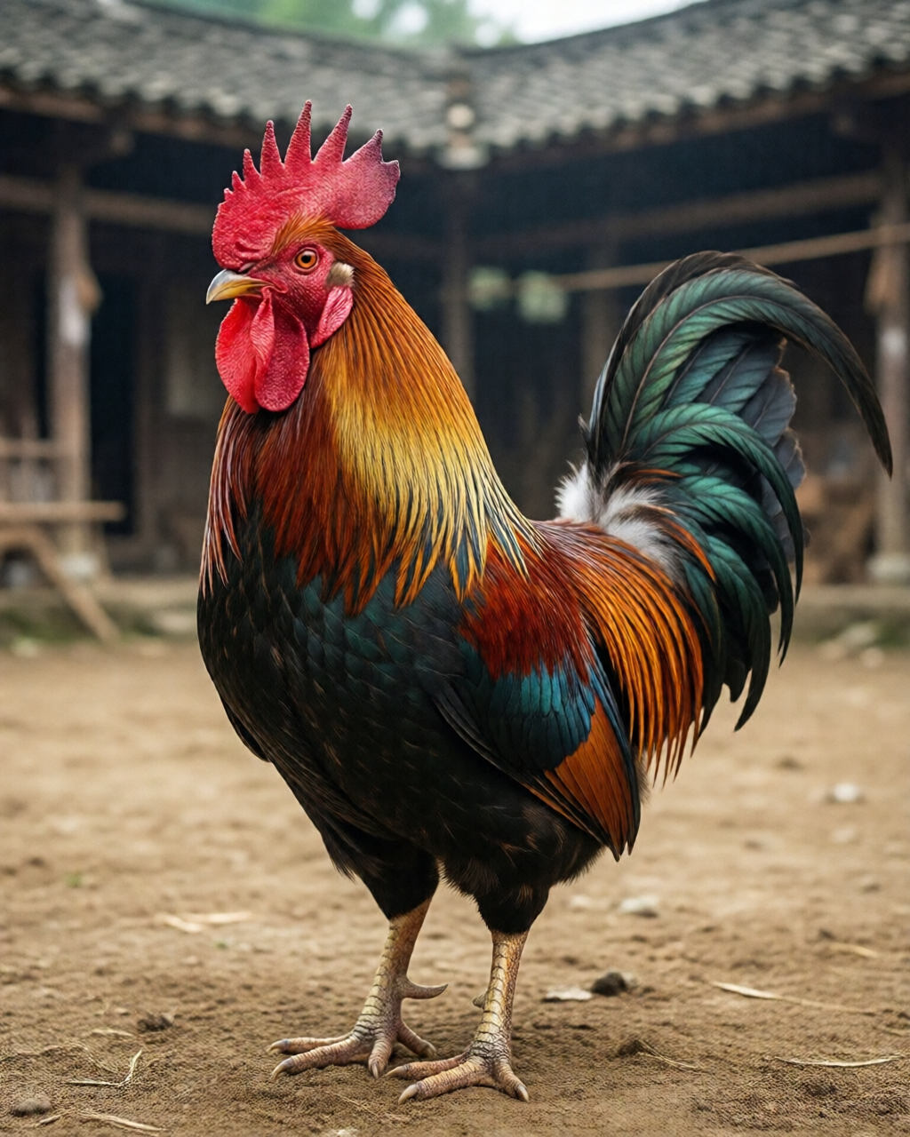 Gamefowl scene — Trường Đá Gà