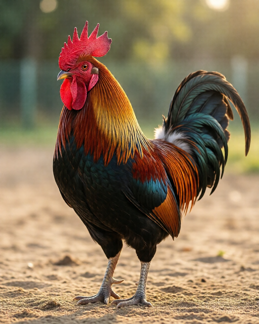 Gamefowl scene — Tin Đá Gà