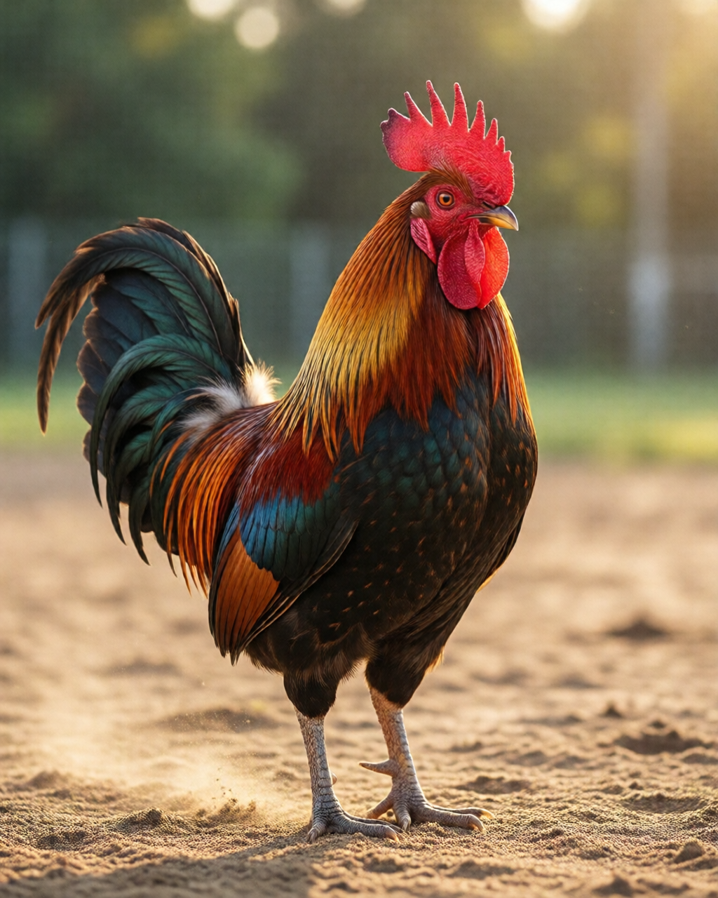 Gamefowl scene — Trường Đá Gà