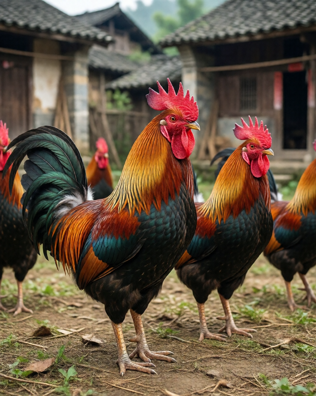 Gamefowl scene — Hướng Dẫn Đá Gà