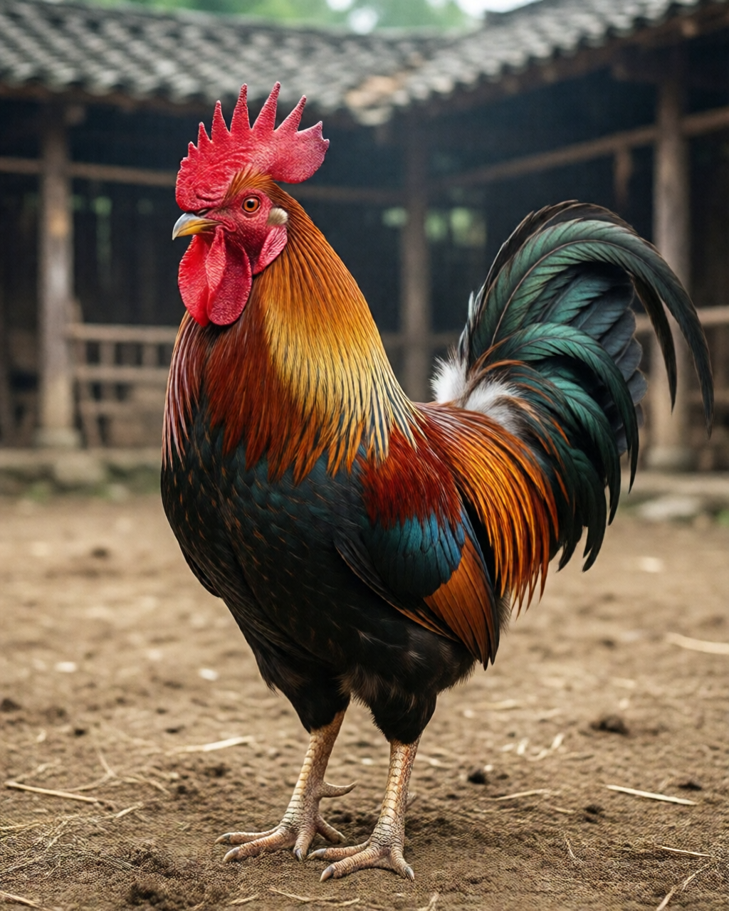 Gamefowl scene — Trường Đá Gà