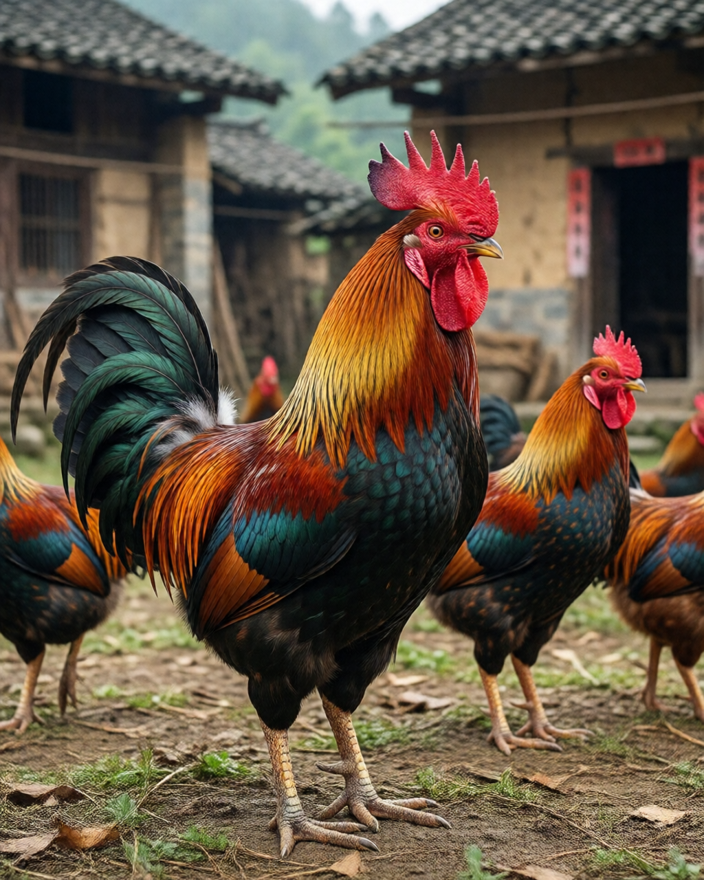 Gamefowl scene — Người Hâm Mộ Đá Gà