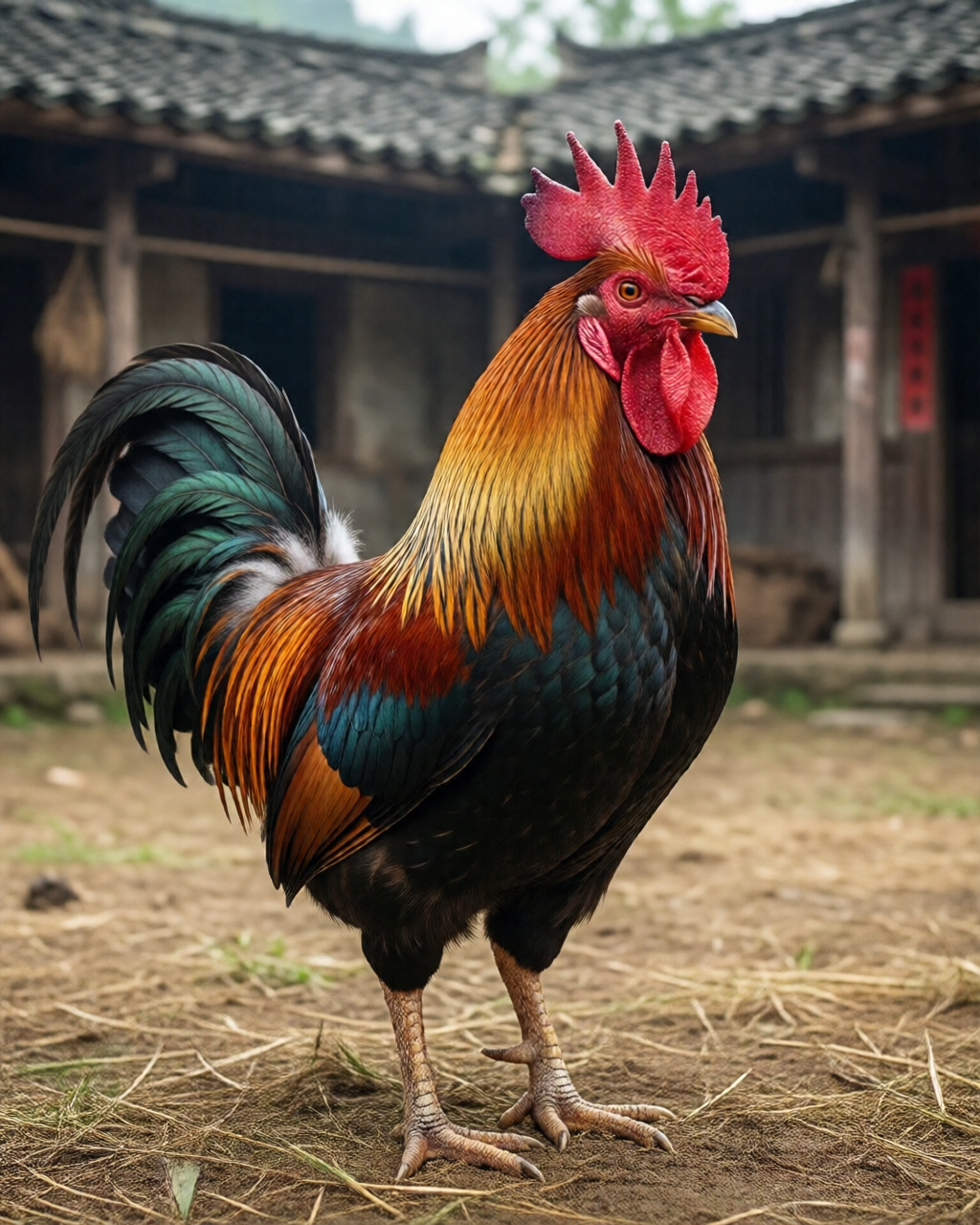 Gamefowl scene — Giống Gà Chọi