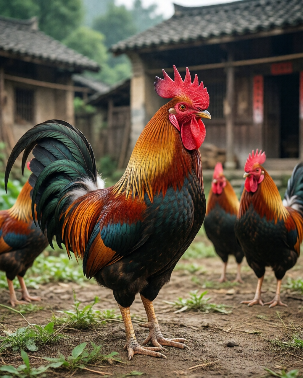 Gamefowl scene — Người Hâm Mộ Đá Gà