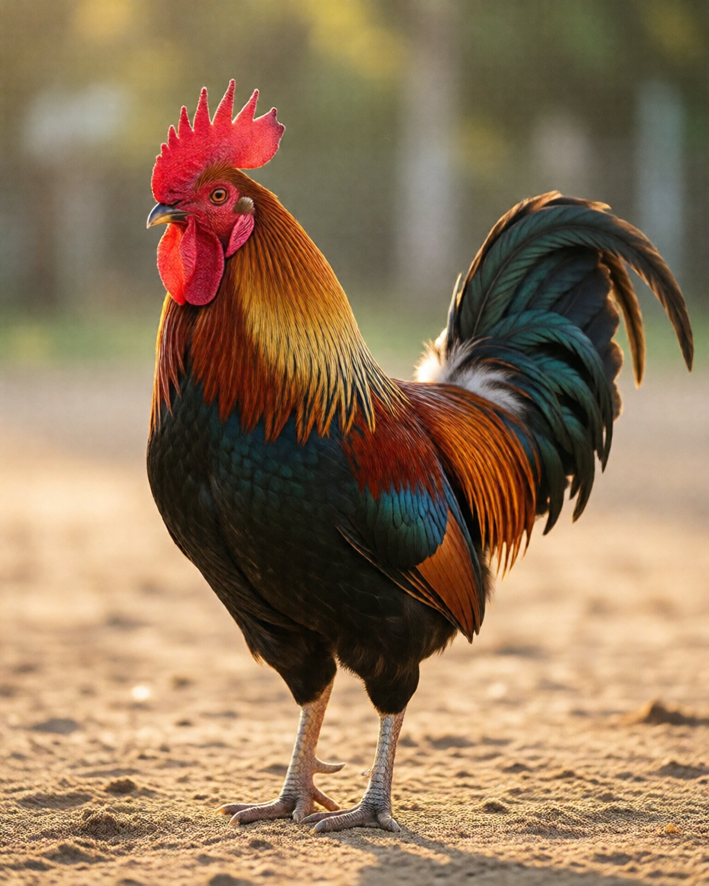 Gamefowl scene — Trường Đá Gà
