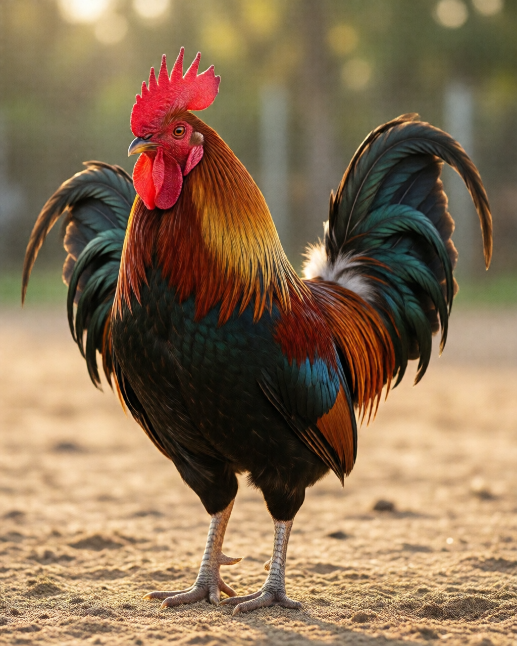 Gamefowl scene — Tin Đá Gà