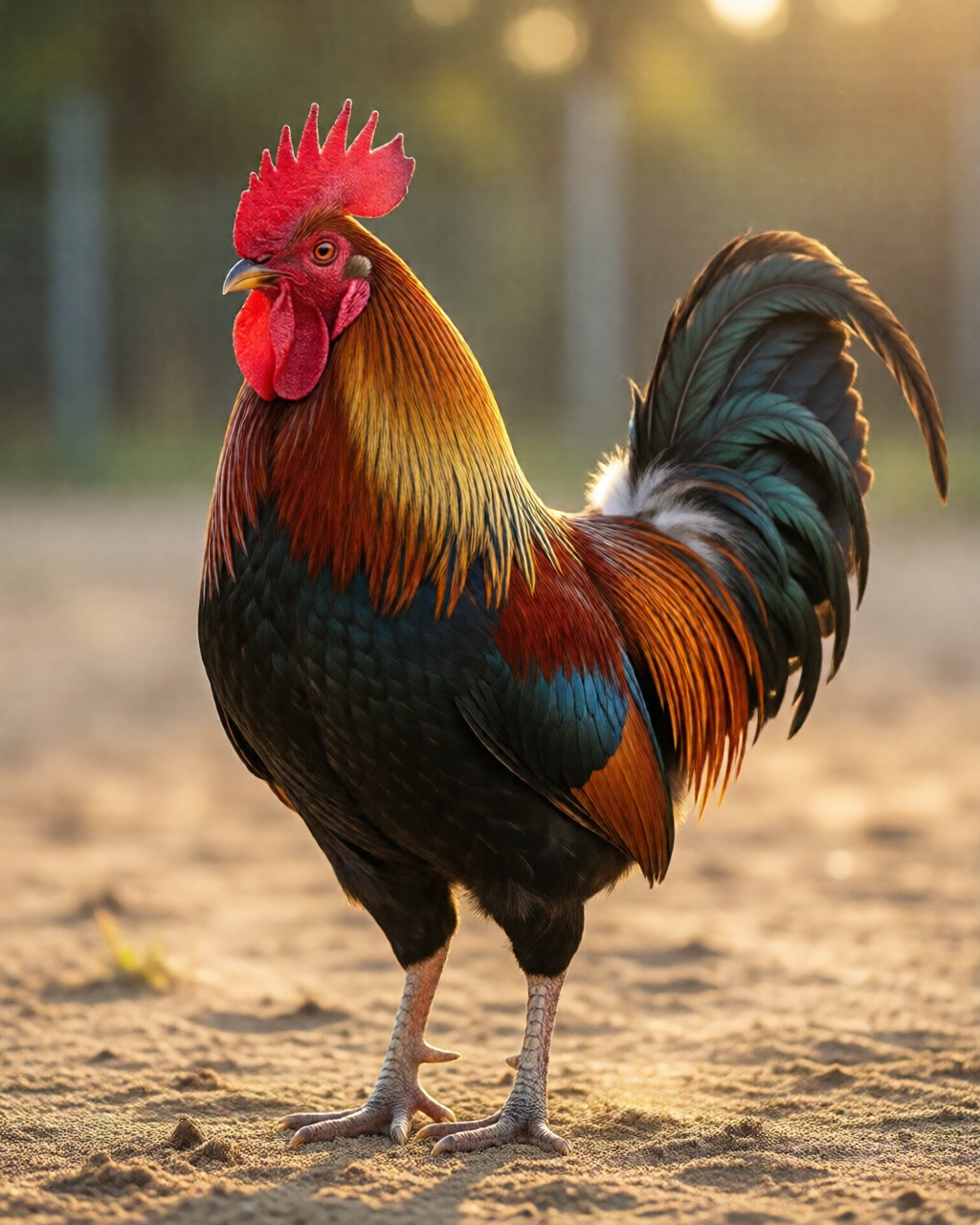 Gamefowl scene — Giống Gà Chọi