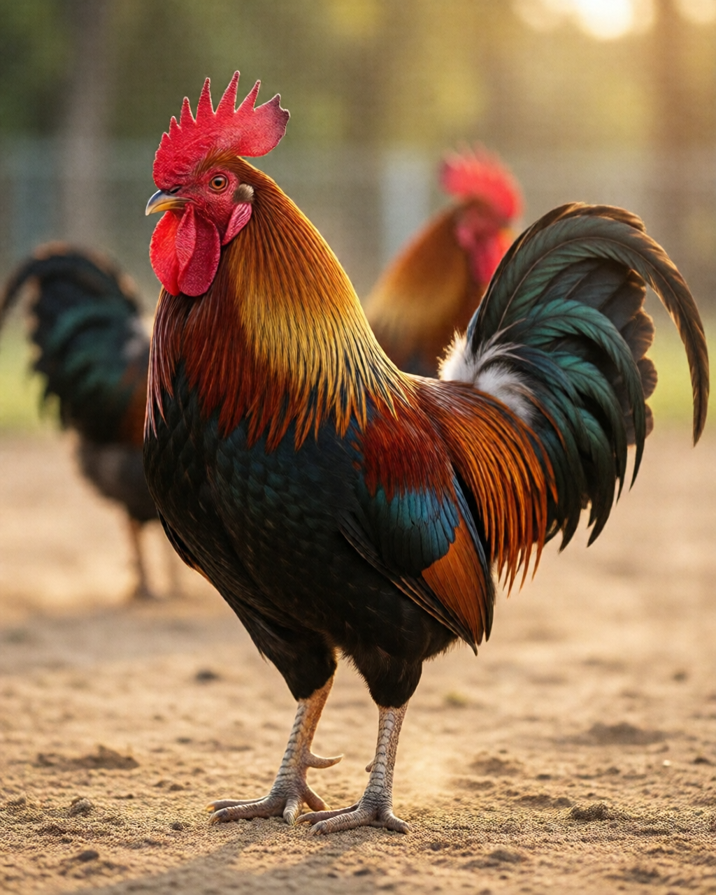 Gamefowl scene — Người Hâm Mộ Đá Gà