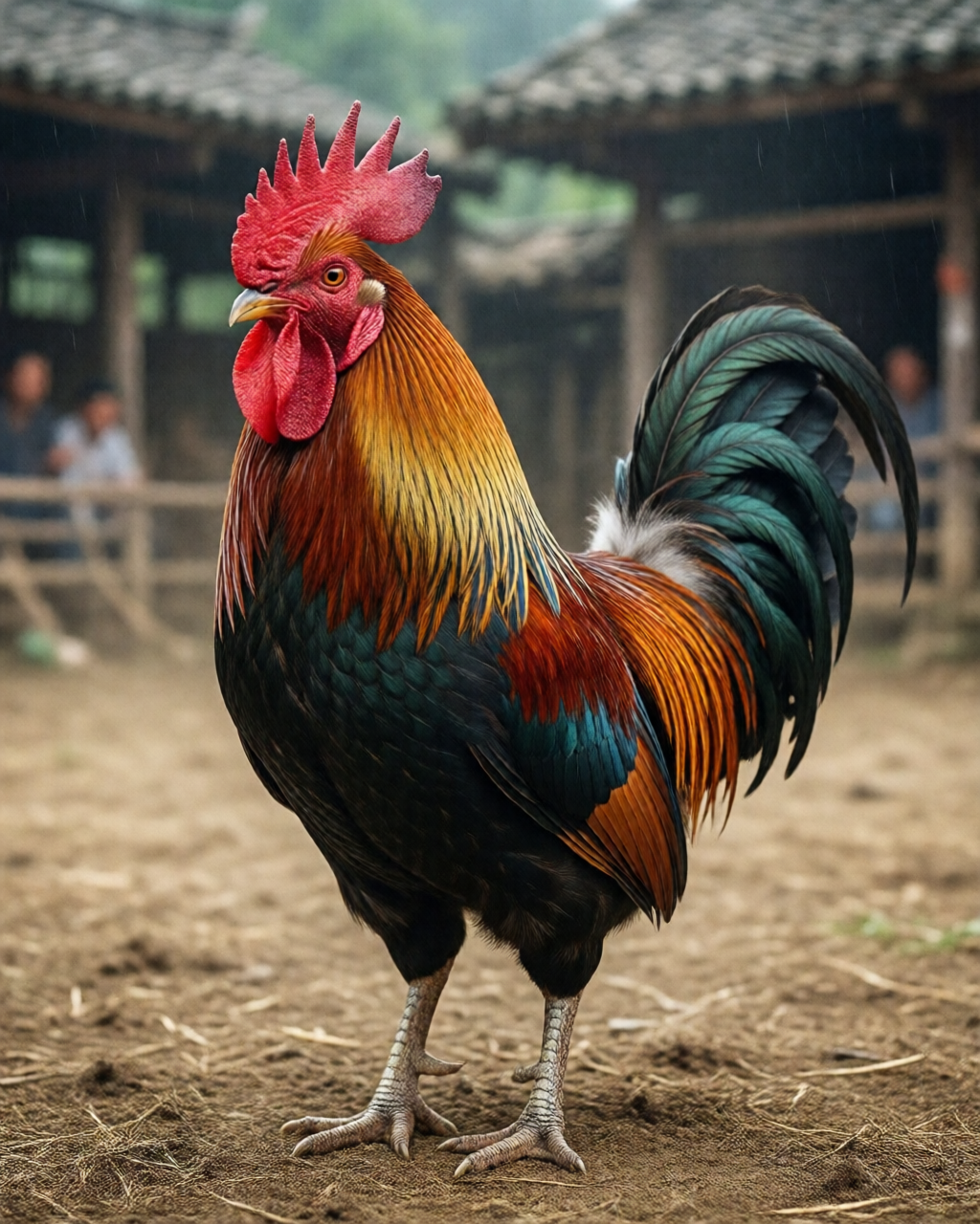 Gamefowl scene — Tin Đá Gà