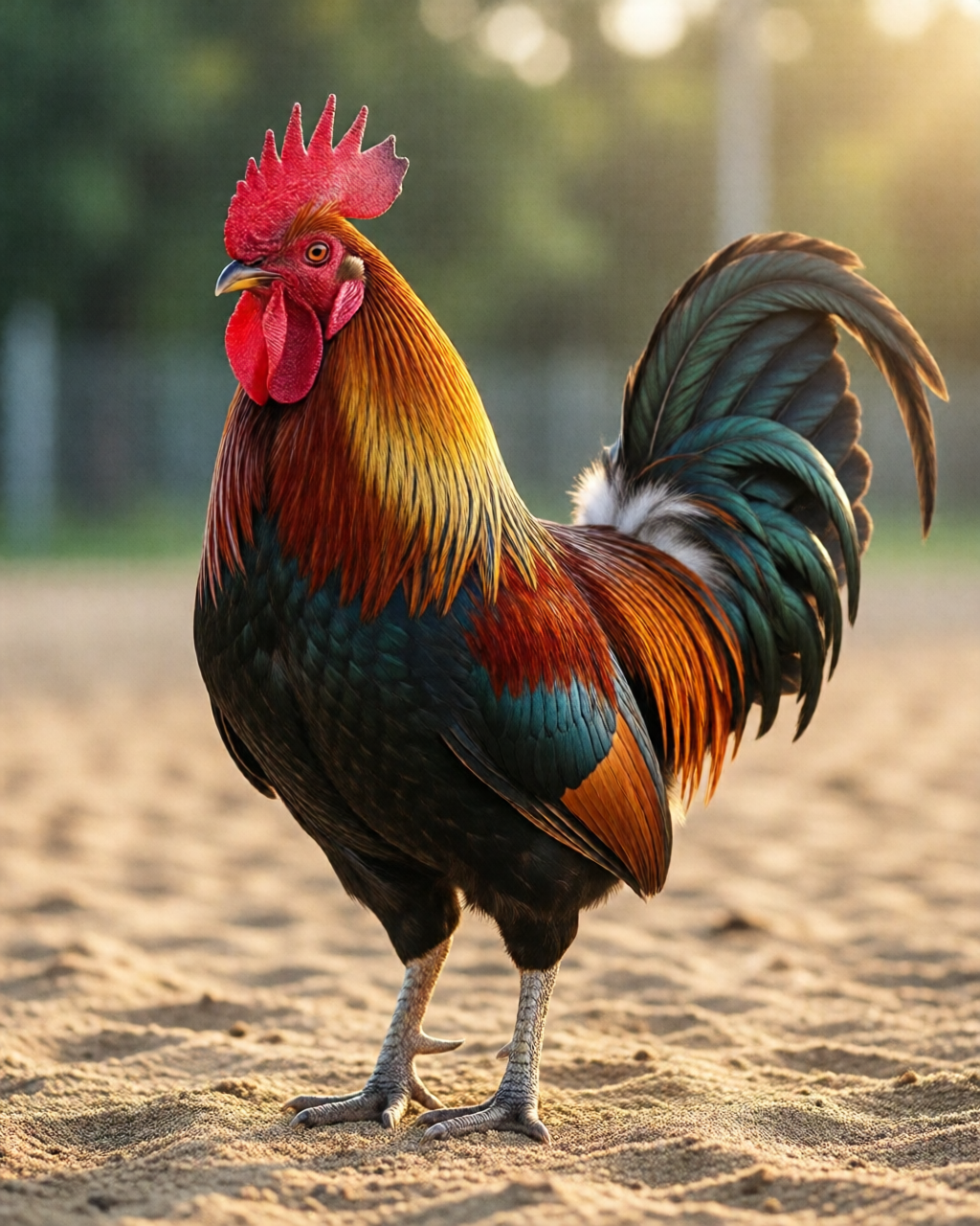 Gamefowl scene — Đá Gà Truyền Thống
