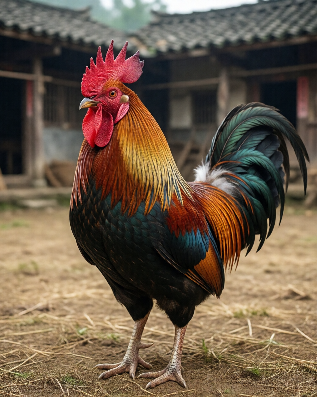 Gamefowl scene — Trường Đá Gà