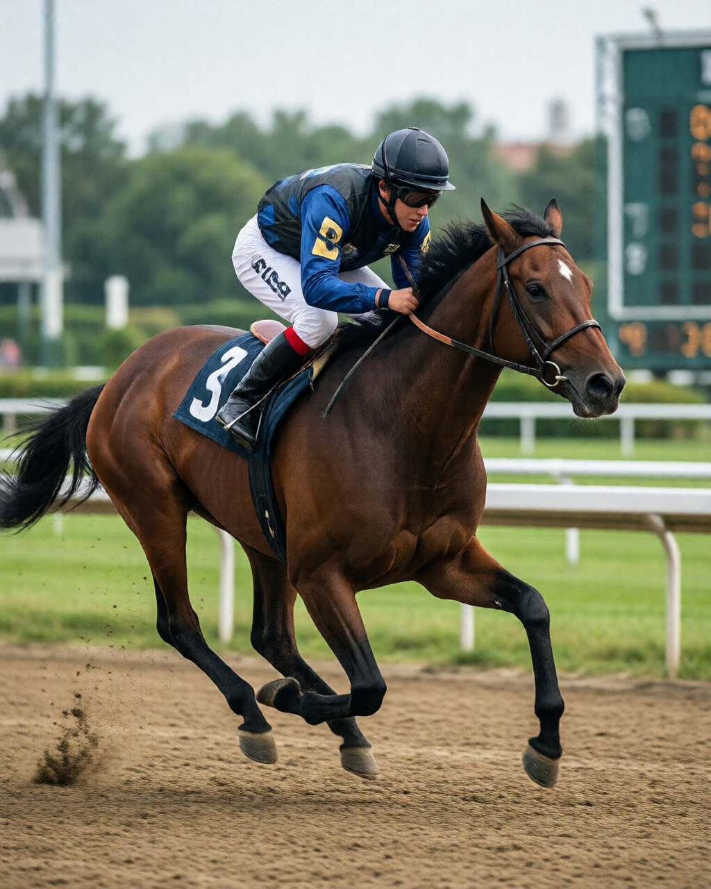 Horse racing scene — 馬場觀察站